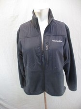 Columbia Size M Womens BLK Full Zip Stand Collar Zip Pocket Athletic Jacket 799