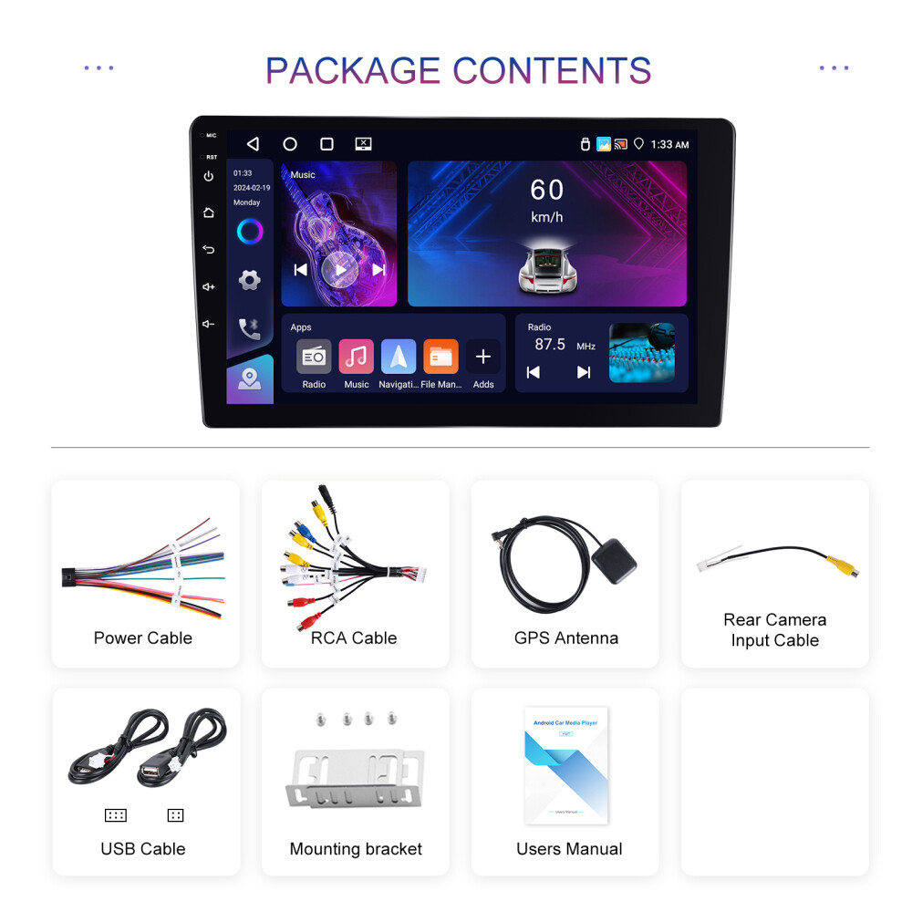 Autoradio 4+64GB Android 15 Carplay GPS NAVI per Citroen C3 II; DS DS3 2009-2016 foto 6
