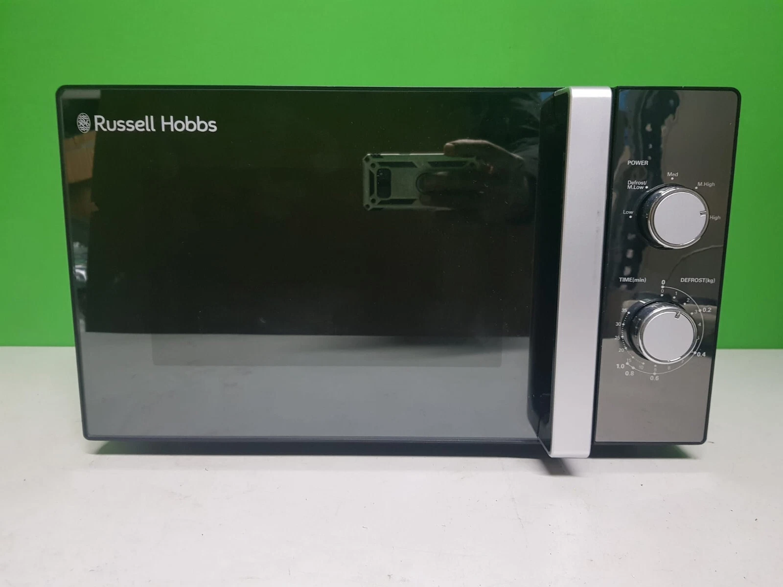 Russell Hobbs RHM2061B 20L 5 Power Levels 800W Black Microwave Defrost Function