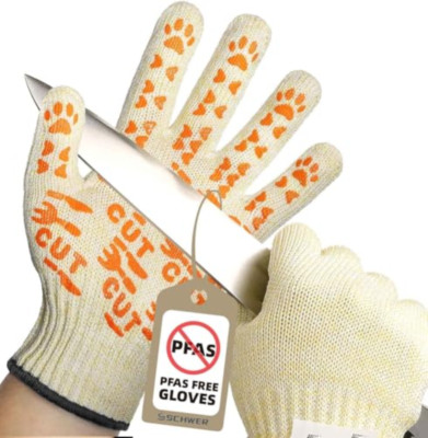 DEX FIT Guanti Antitaglio Cru953H, Protezione ANSI A9 E EN388 4X44F, Senza Fibra Di Vetro, Presa Power Grip In Nitrile, Touchscreen E Lavabili, Taglia XL 1 Paio