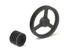 Puleggia GHISA monoblocco sez. B SPB 1 2 3  4 gole tutte le misure TRAPEZOIDALE