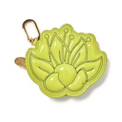 Bath & Body Works Disney Princess Tiana Green Flower Coin Purse NWT