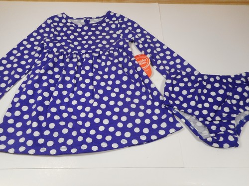 Girls Dresses Baby Outfits Dress & Panty Set Toddler 0/3,3/6,6/9,12,18,24mo - Picture 2 of 4