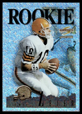 1995 Summit Ground Zero Eric Zeier Rookie Cleveland Browns #167 Georgia Bulldogs