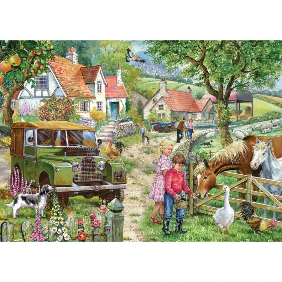 House Of Puzzles 1000 Piece Jigsaw - Orchard Farm