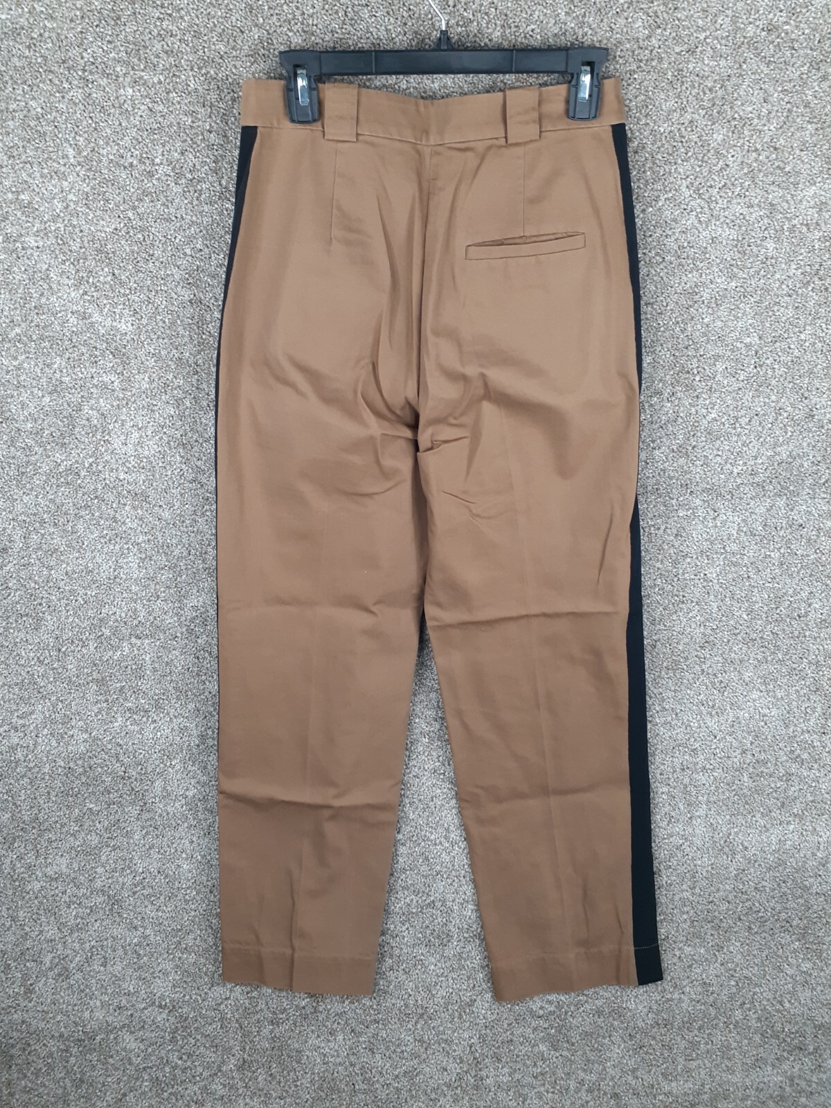 ALTRA E altre storie Stockholm Atelier pantaloni donna US 6 kaki beige righe vita alta