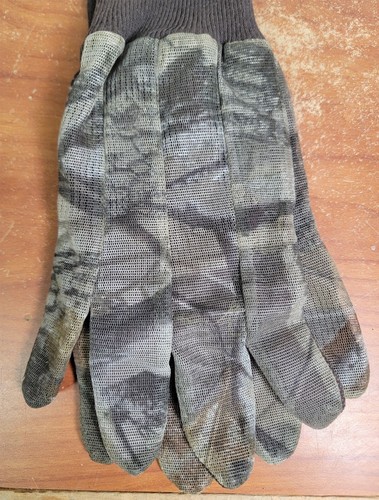 2 Pair Camo Nylon Mesh Gloves One Size Fits All Extra Long Cuffs With Tags - Picture 8 of 16