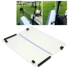 For EZGO Marathon Golf Cart Windshield Clear 1986-1994.5 Gas & Electric Model
