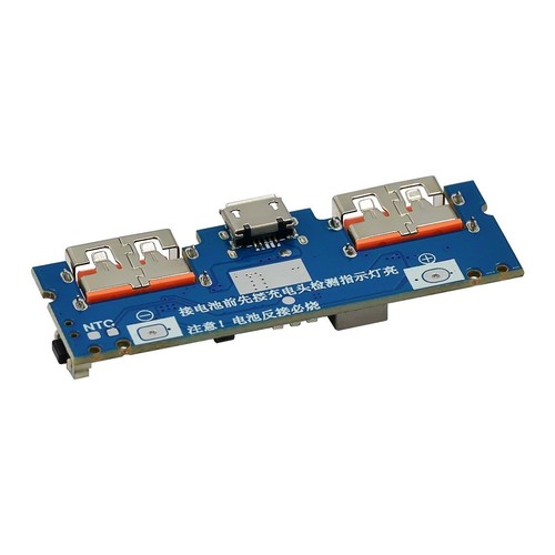Type C USB Mobile Power Bank Modules Lithium Battery Charger Board 5V 2.4A Micro - Photo 2 sur 7