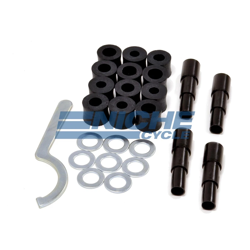 Amortiguadores traseros cromados ojo/ojo Suzuki GT750 72-77 325 MM Foto 3 de 3