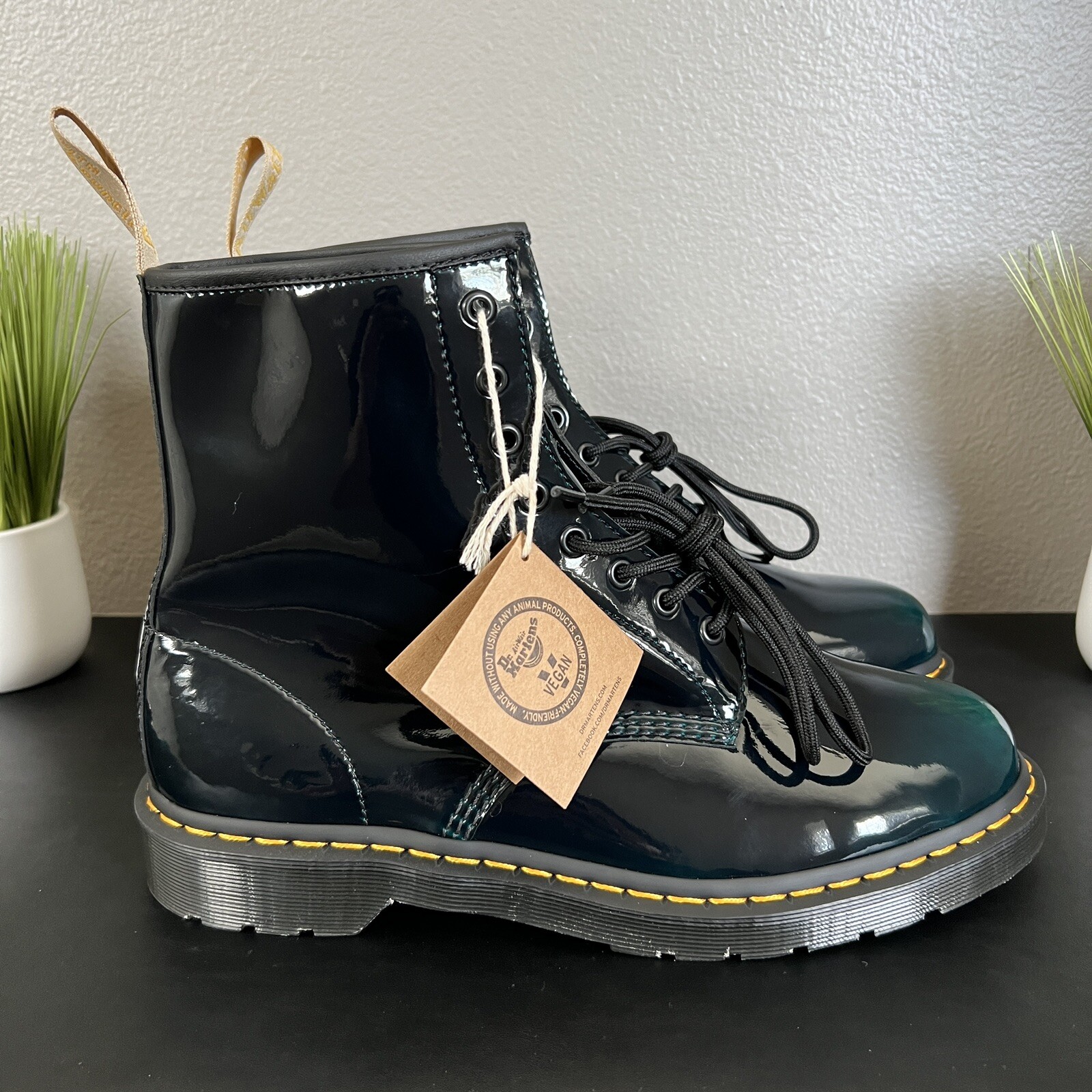 Dr Martens 1460 Patent Vegan Black 