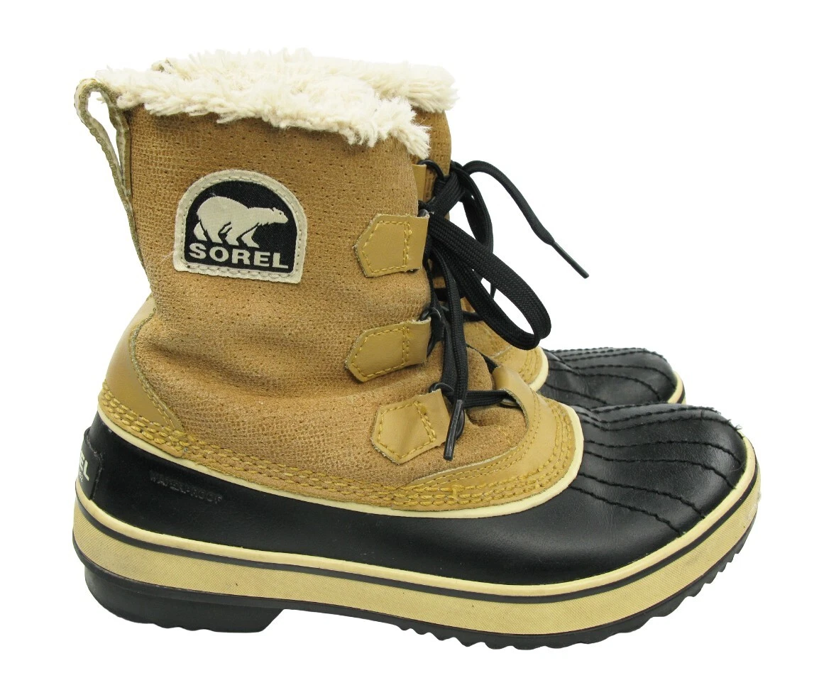 sorel tivoli leather insulated waterproof snow boots