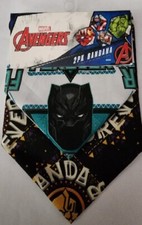 Marvel Avengers 2 pack Bandana 17.5  x 17.5  Wakanda Forever Black Panther New