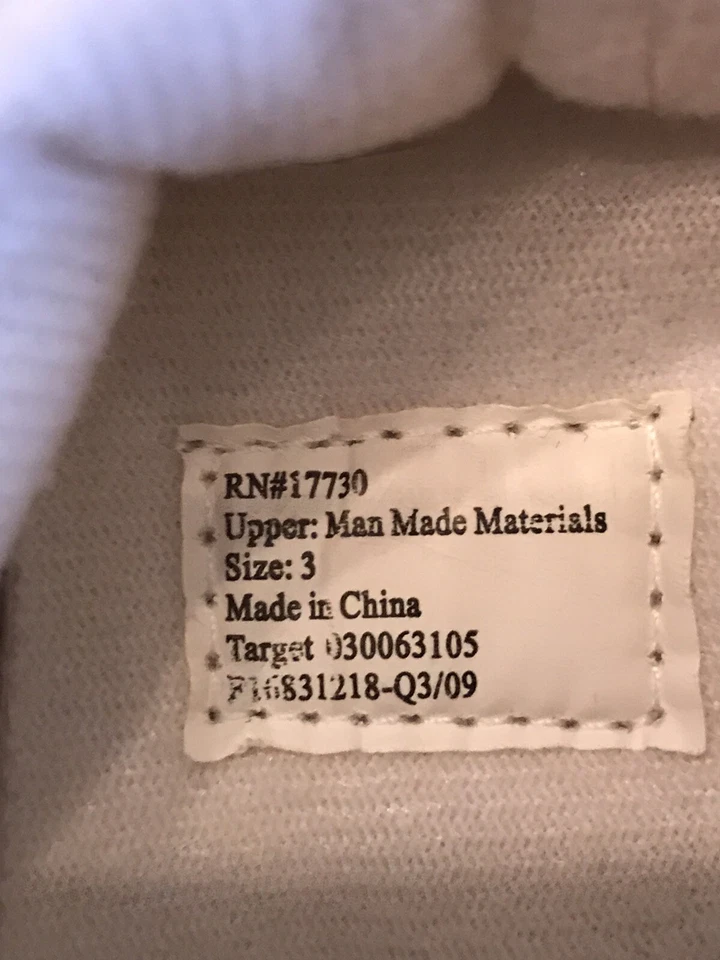 Zapatos sin cordones Target Infantil Niños Talla 3 Azul Marino Crema Usados en Excelente Condición Foto 4 de 4