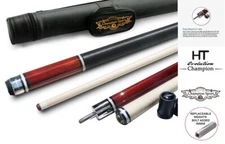 Champion Inlay Billiard NA Pool Cue Stick, Hybrid Shaft, Uni-loc Joint,Hard Case