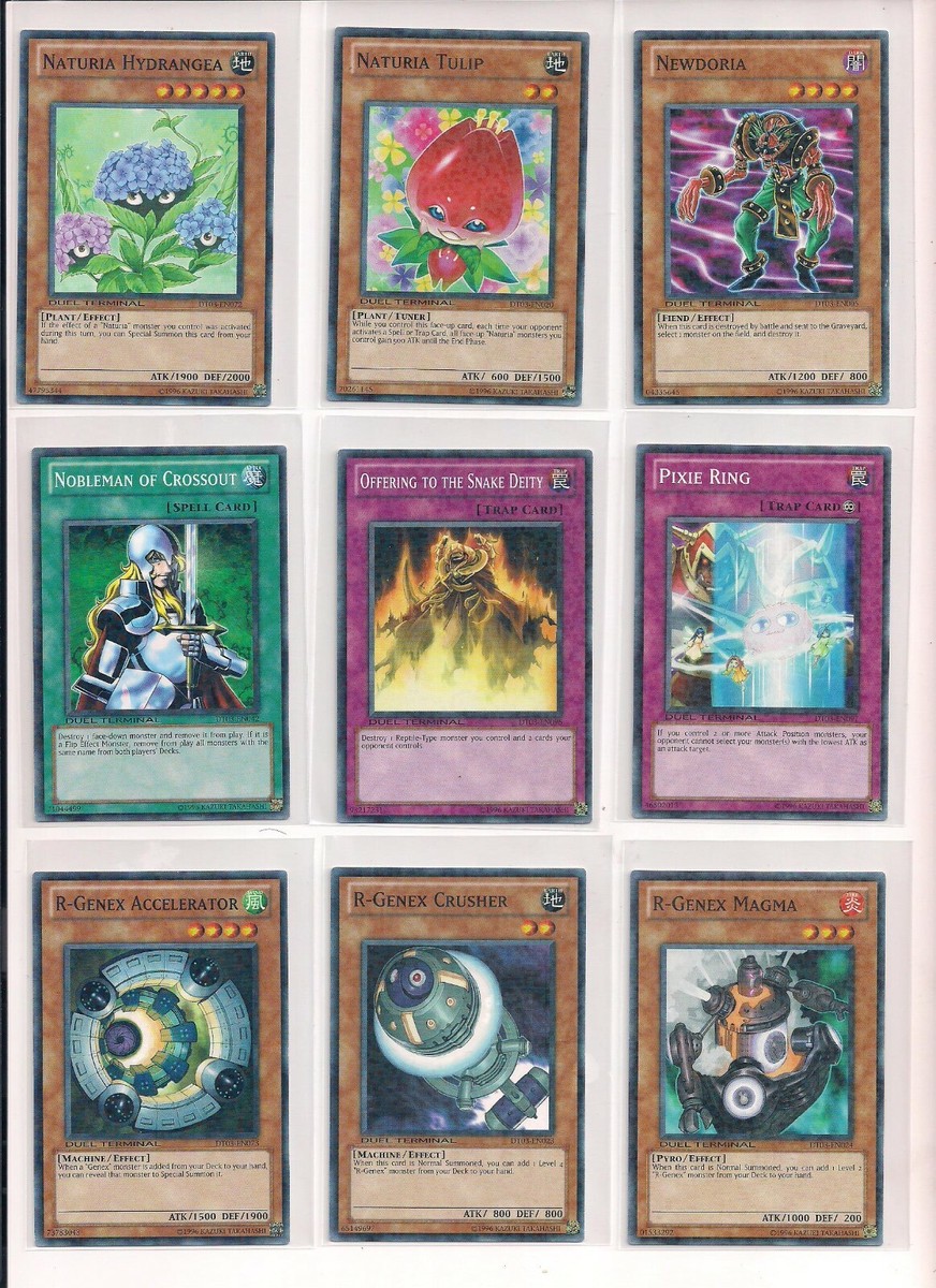 Yugioh Assorted Duel Terminal Cards DT03 / Choose from List