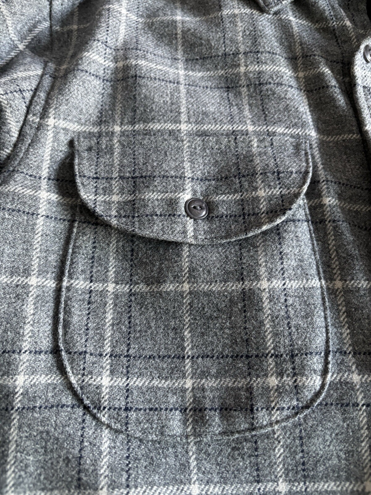 Pendleton Medium 100% Virgin Wool Button Up Plaid… - image 6