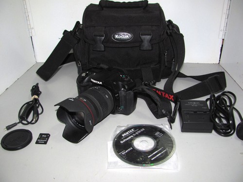 Pentax K10D DSLR Camera Sigma DC 18-200mm Lens In Very Good Condition & Working - Afbeelding 1 van 12