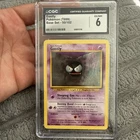 Pokemon Base Set Gastly 50/102 - PSA Graded Ex-Nm PSA 6