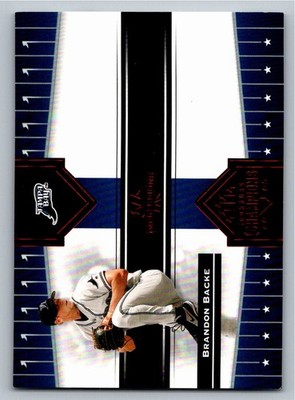 2005 Donruss Champions Impressions Red Brandon Backe 131 /250