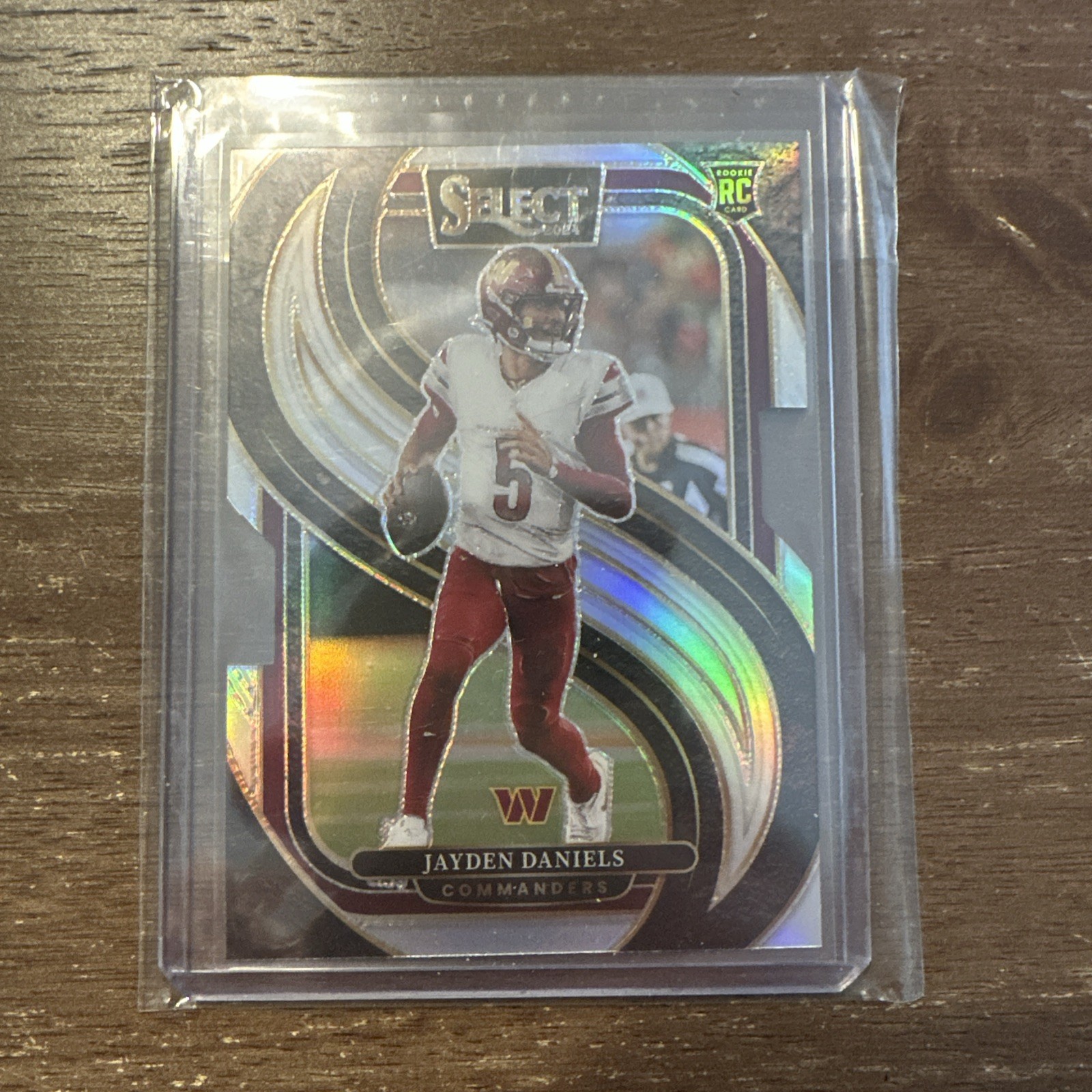 2024 Panini Select Jayden Daniels #112 SILVER PRIZM DIE-CUT Premier Level (RC)