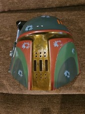 Kids Small Disney Star Wars Boba Fett Padded Jumpsuit, Cape Mask Costume Small