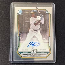 🔌IU 2026 BOWMAN CHROME BASE AUTO 1ST EDGAR MONTERO