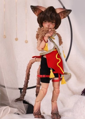 1/6 BJD SD Dolls Dream Cat Bare Doll Face Body make up Eyes Resin Figures Animal