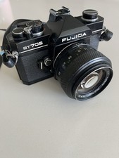 Fujica ST705 35mm Film Camera w/ EBC Fujinon 50mm f/1.4 Lens AS-IS Repair