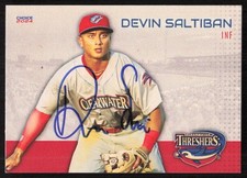 2024 Choice Devin Saltiban Auto Clearwater Threshers #23 Card Signed