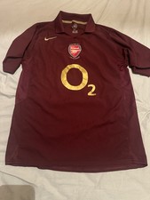 2005-06 Nike Arsenal Large Thierry Henry Highbury Home Jersey