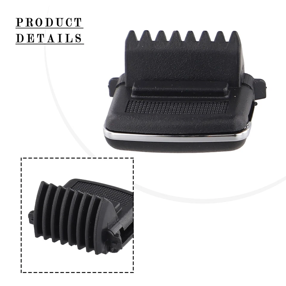 1pc Car Accessories Center Contral A/C Air Vent Paddle Clip Black Clamp - Image 4 of 4