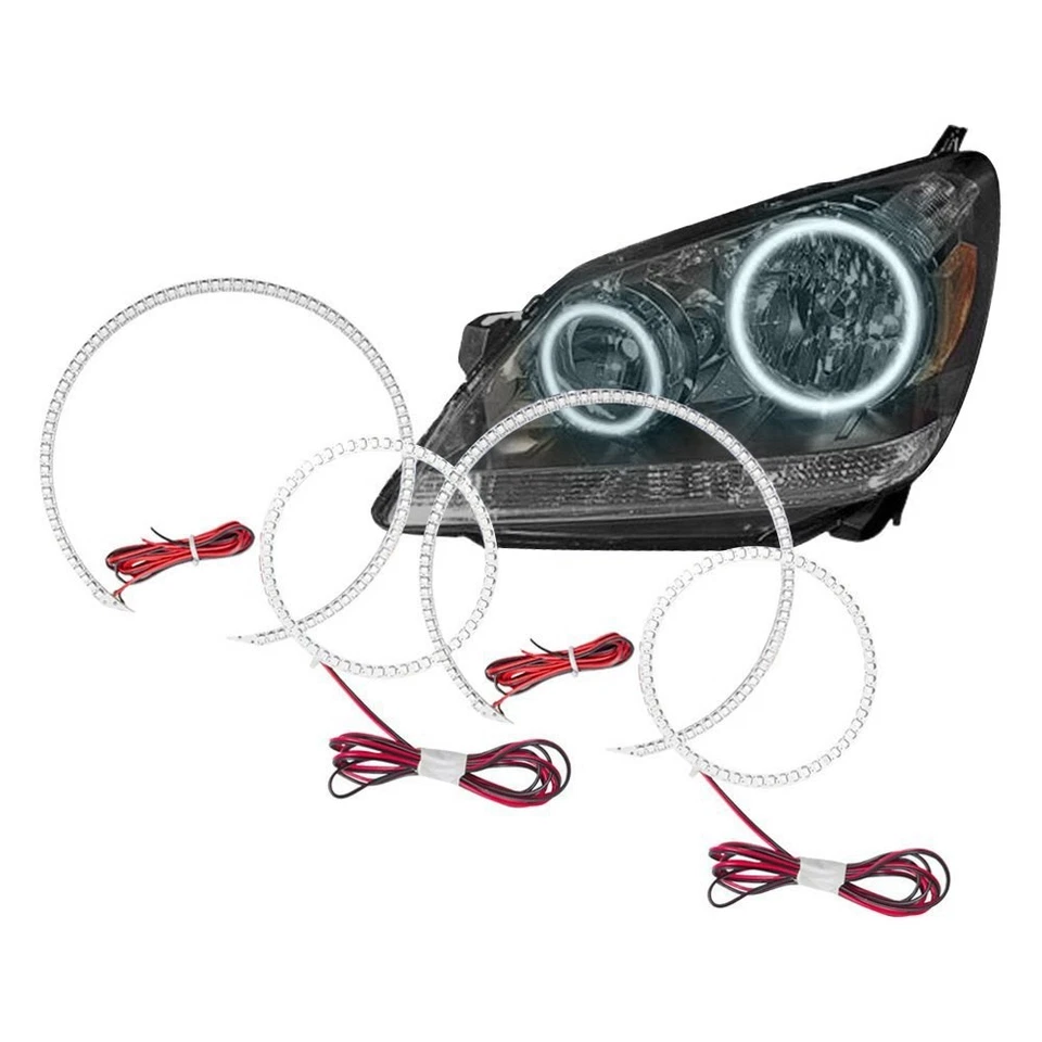 LED Halo Headlights Factory Surface Add On Custom Lights White 2659-001 - Изображение 2 из 4