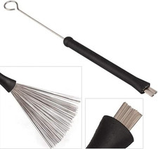 Set Spazzole Per Batteria Topperfun - Bacchette In Nylon Per Jazz E Percussioni, Impugnatura Comoda