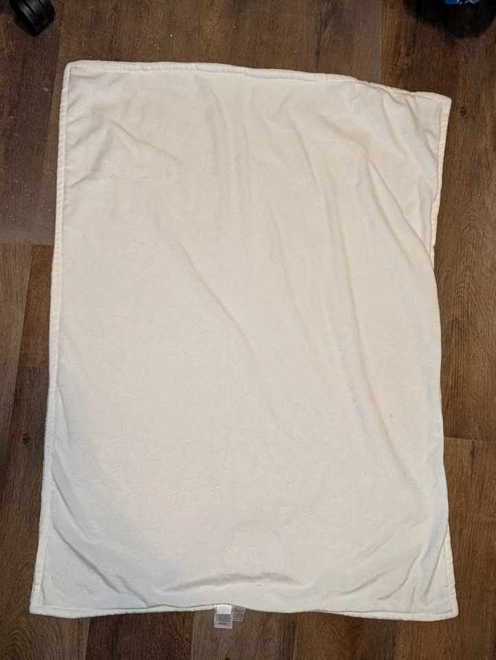 Baby Starters Calcetín Mono Marfil Felpa Suave Polar Manta 30x40 Foto 4 de 4