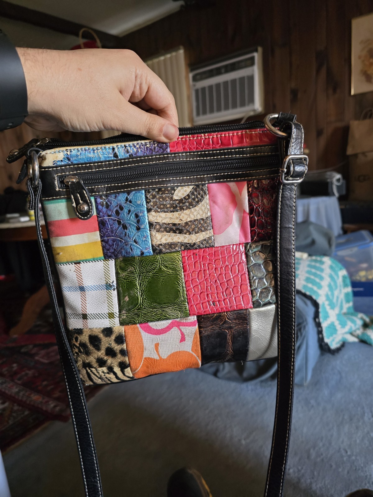 Patchwork Leather Purse - image 2