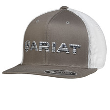 Ariat Southwestern Embroidered Grey - Hats Cap - A300071006