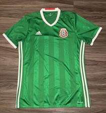 Adidas 2016 Mexico Home Team Soccer Jersey Kit Green AC2723 Men sz LG