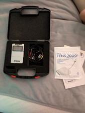 TENS 7000 TENS Unit Kit 2-Channel Handheld w/ Carry Case, Leads, Manual
