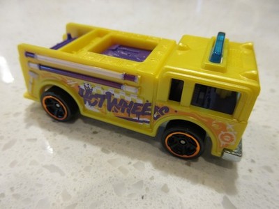 2026 Hot Wheels Fire Eater Engine Truck Yellow HW Metro Sketch Diecast 1:64 Toy