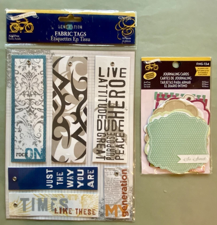 Lot of Various Caption Stickers! 22+ Sheets Stickopotamus, Little Yellow Bicycle Foto 2 de 4