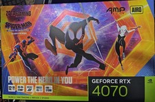 ZOTAC GAMING RTX 4070 12GB AMP AIRO SPIDER-MAN Across the Spider-verse bundle