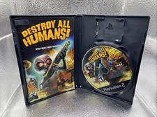 Destroy All Humans 2 PS2 Sony PlayStation 2, 2006 CIB TESTED WORKING
