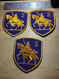 1960s/70s? 3 US ARMY PATCHES 1st 2nd & 3rd 138th INFANTRY REGIMENT ORIGINALS!