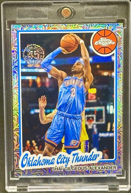 Shai Gilgeous-alexander Mojo Refractor Topps Mvp Mint