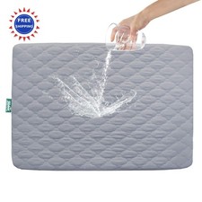 Pack and Play Sheets Mattress Pad Protector Waterproof 39 X 27 Inch Fitted Cover