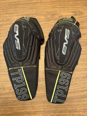 EVS Sports TP199 KNEE/SHIN GUARD BLACK/HI-VIS LG/XL TP199K-BKHV-L/XL