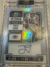 2023 Panini Contenders Optic Veteran Ticket Autographs Jordan Love /50
