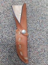Buck sheath leather, Slightly Used Brown,Belt Lop For Easy Carrying