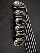 Mint TaylorMade Qi HL Iron Set 6-PW AW Fujikura Speeder NX TCS 50 Graphite Reg